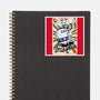 Retro Spaceship-None-Glossy-Sticker-fanfabio