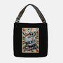 Retro Spaceship-None-Adjustable Tote-Bag-fanfabio