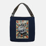 Retro Spaceship-None-Adjustable Tote-Bag-fanfabio