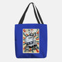 Retro Spaceship-None-Basic Tote-Bag-fanfabio