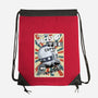 Retro Spaceship-None-Drawstring-Bag-fanfabio