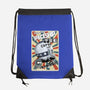 Retro Spaceship-None-Drawstring-Bag-fanfabio