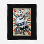 Retro Spaceship-None-Fleece-Blanket-fanfabio