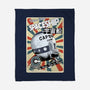 Retro Spaceship-None-Fleece-Blanket-fanfabio