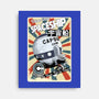 Retro Spaceship-None-Stretched-Canvas-fanfabio