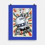 Retro Spaceship-None-Matte-Poster-fanfabio