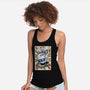 Retro Spaceship-Womens-Racerback-Tank-fanfabio