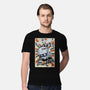 Retro Spaceship-Mens-Premium-Tee-fanfabio