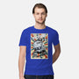 Retro Spaceship-Mens-Premium-Tee-fanfabio