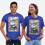 Retro Spaceship-Unisex-Basic-Tee-fanfabio