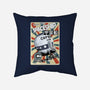 Retro Spaceship-None-Removable Cover w Insert-Throw Pillow-fanfabio