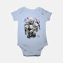 Hunter And Alien Baby Sumi-e-Baby-Basic-Onesie-Astrobot Invention