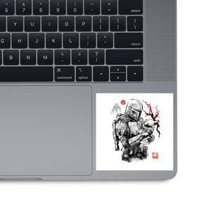 Hunter And Alien Baby Sumi-e