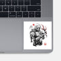 Hunter And Alien Baby Sumi-e-None-Glossy-Sticker-Astrobot Invention