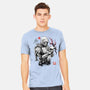 Hunter And Alien Baby Sumi-e-Mens-Heavyweight-Tee-Astrobot Invention