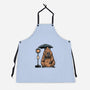 Capybara Bus Stop-Unisex-Kitchen-Apron-glitchygorilla