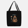 Capybara Bus Stop-None-Basic Tote-Bag-glitchygorilla