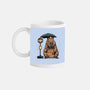 Capybara Bus Stop-None-Mug-Drinkware-glitchygorilla