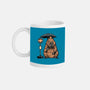 Capybara Bus Stop-None-Mug-Drinkware-glitchygorilla