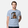 Capybara Bus Stop-Mens-Premium-Tee-glitchygorilla