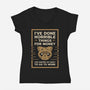 Horrible Things-Womens-V-Neck-Tee-BadBox