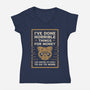 Horrible Things-Womens-V-Neck-Tee-BadBox