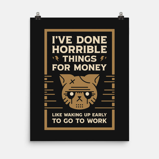 Horrible Things-None-Matte-Poster-BadBox