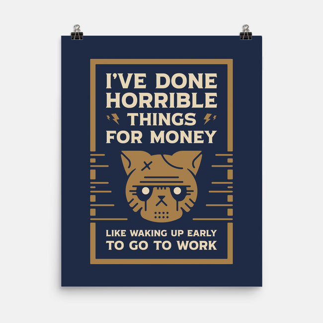 Horrible Things-None-Matte-Poster-BadBox