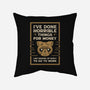Horrible Things-None-Removable Cover w Insert-Throw Pillow-BadBox