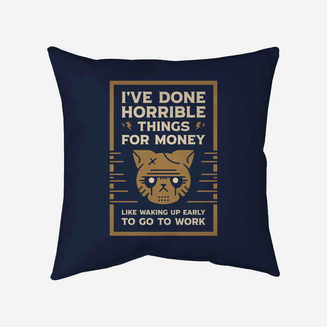 Horrible Things-None-Removable Cover w Insert-Throw Pillow-BadBox
