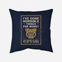Horrible Things-None-Removable Cover w Insert-Throw Pillow-BadBox