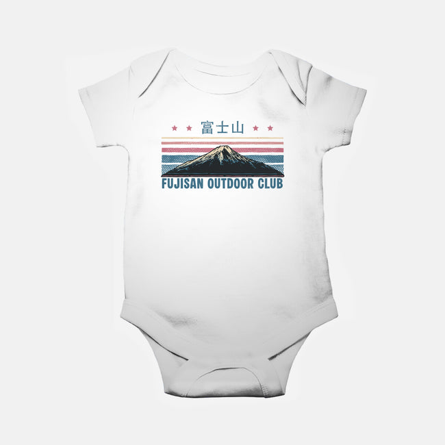 Fujisan Outdoor Club-Baby-Basic-Onesie-glitchygorilla