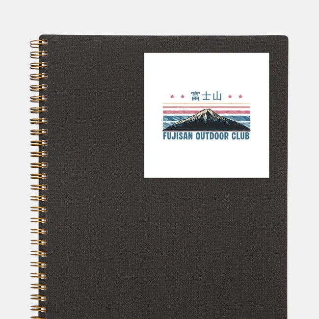 Fujisan Outdoor Club-None-Glossy-Sticker-glitchygorilla
