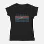 Fujisan Outdoor Club-Womens-V-Neck-Tee-glitchygorilla
