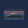 Fujisan Outdoor Club-Womens-Fitted-Tee-glitchygorilla