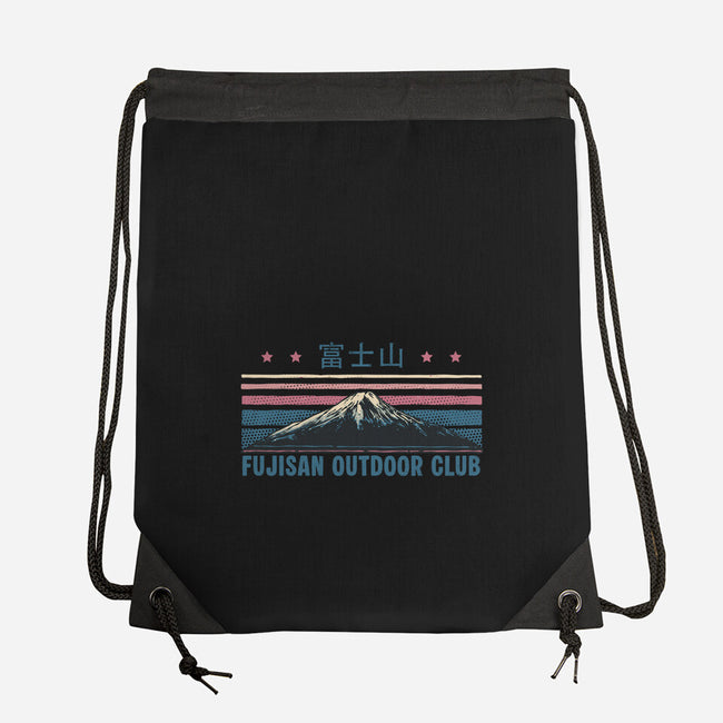Fujisan Outdoor Club-None-Drawstring-Bag-glitchygorilla