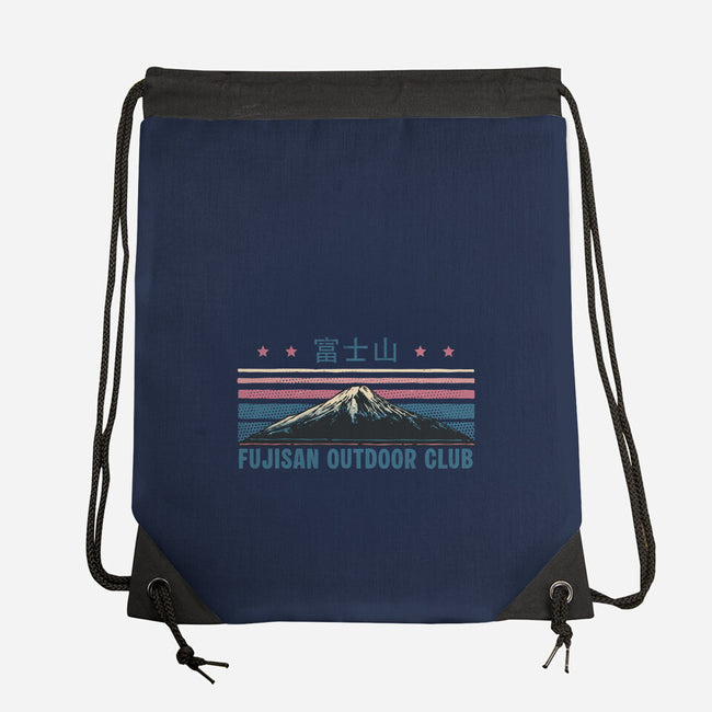 Fujisan Outdoor Club-None-Drawstring-Bag-glitchygorilla