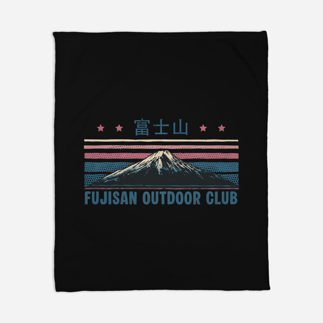 Fujisan Outdoor Club-None-Fleece-Blanket-glitchygorilla