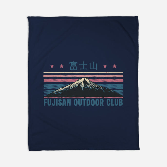 Fujisan Outdoor Club-None-Fleece-Blanket-glitchygorilla