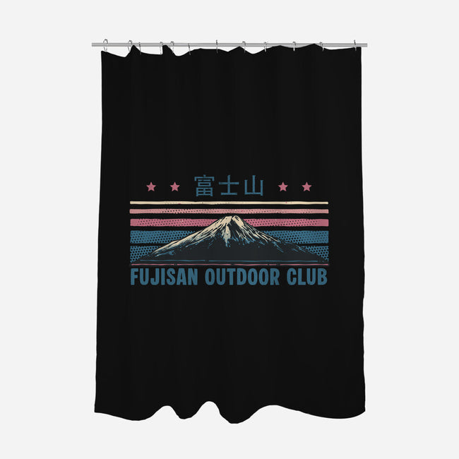 Fujisan Outdoor Club-None-Polyester-Shower Curtain-glitchygorilla