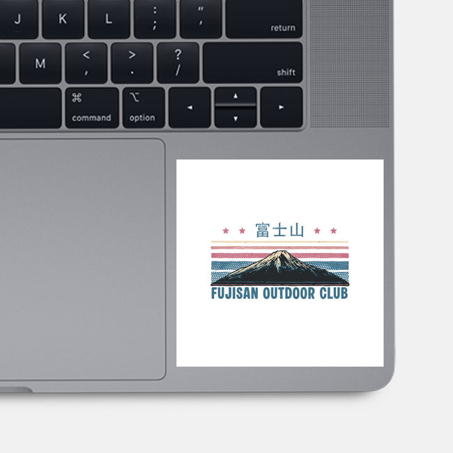 Fujisan Outdoor Club-None-Glossy-Sticker-glitchygorilla