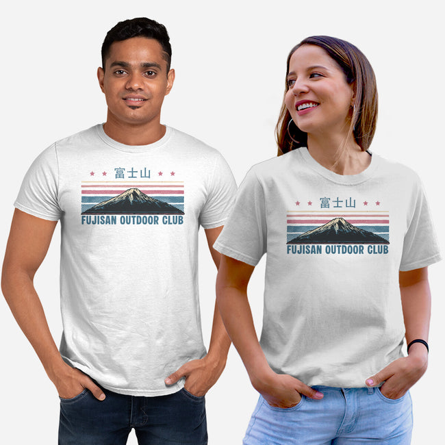 Fujisan Outdoor Club-Unisex-Basic-Tee-glitchygorilla