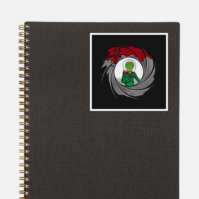Martian Agent-None-Glossy-Sticker-jasesa