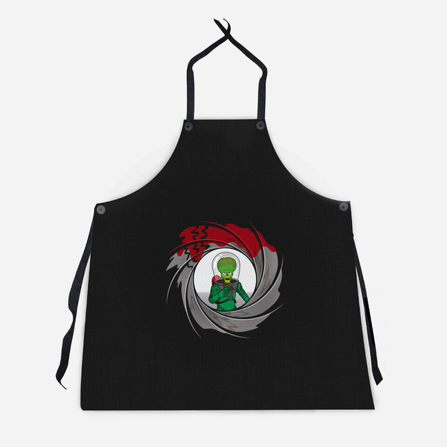 Martian Agent-Unisex-Kitchen-Apron-jasesa