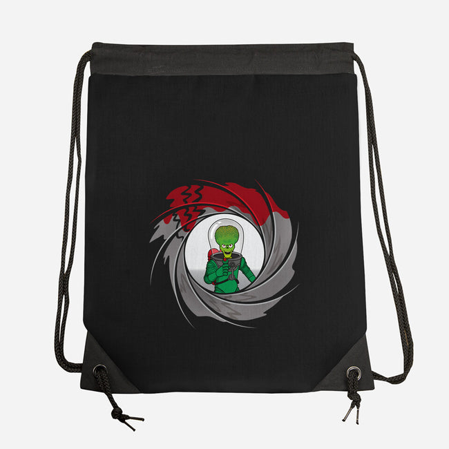 Martian Agent-None-Drawstring-Bag-jasesa