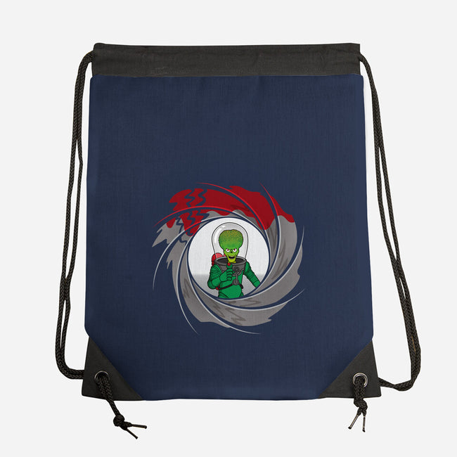 Martian Agent-None-Drawstring-Bag-jasesa
