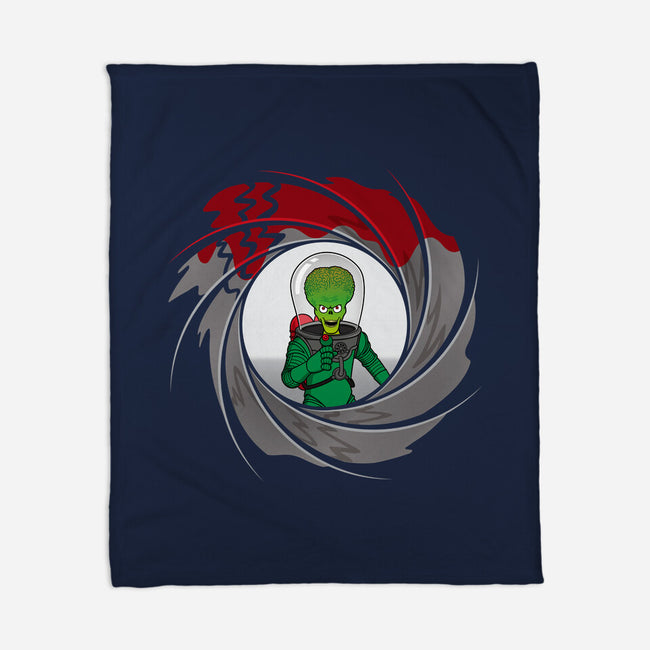 Martian Agent-None-Fleece-Blanket-jasesa