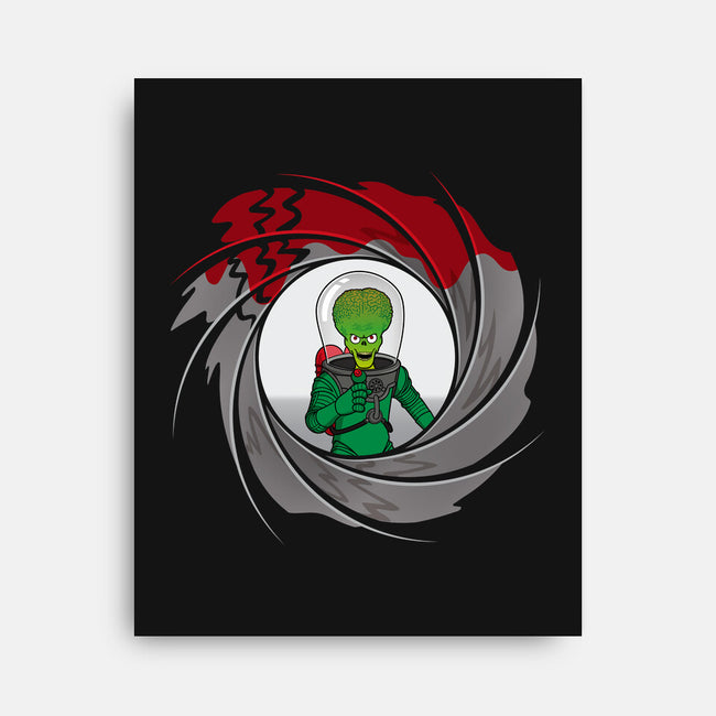 Martian Agent-None-Stretched-Canvas-jasesa