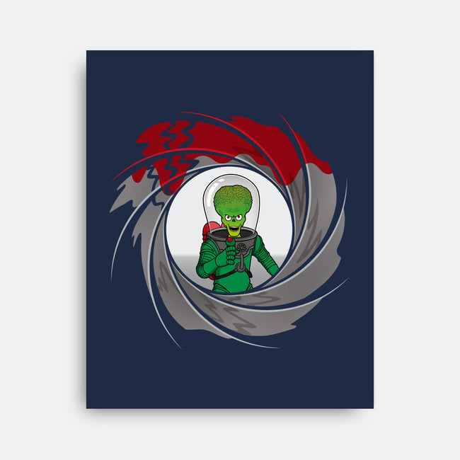 Martian Agent-None-Stretched-Canvas-jasesa