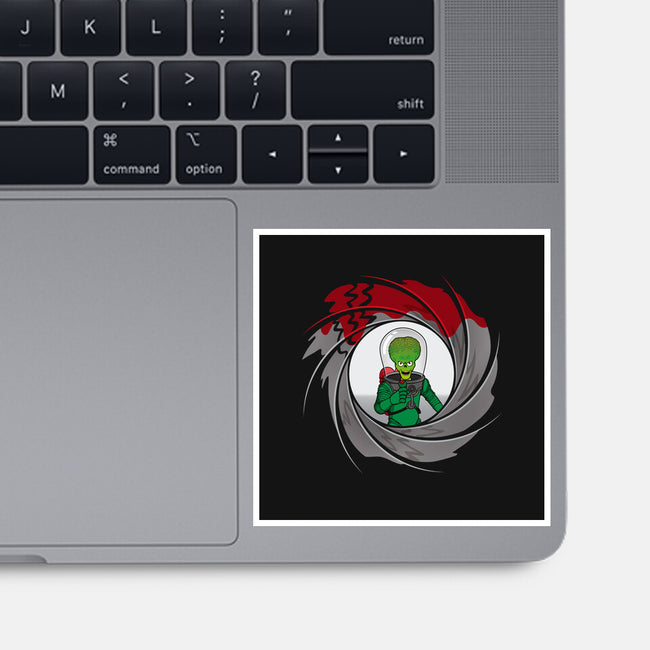 Martian Agent-None-Glossy-Sticker-jasesa